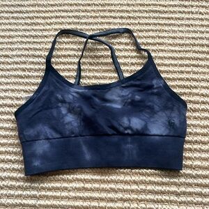 Good American Black / Grey Tie Dye Seamless Sports Bra Size XS